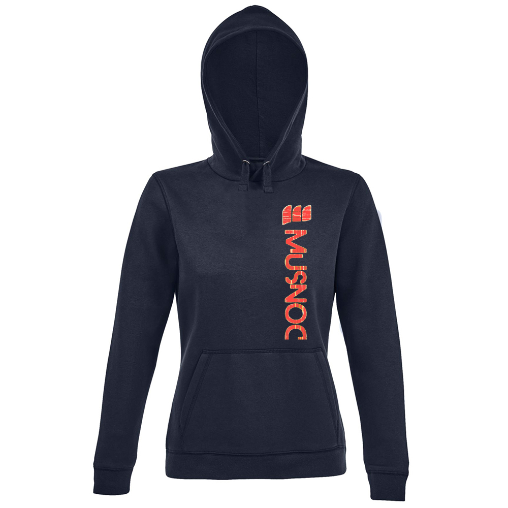 Hoodie Premium Women Musnoc Red fire