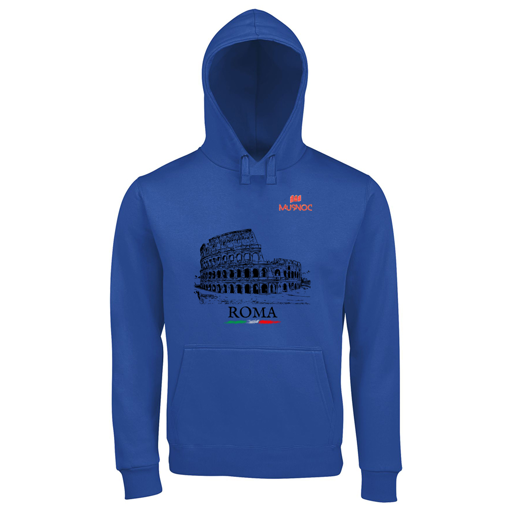 Hoodie Premium Men Hoodie Men Roma Colosseo ITA
