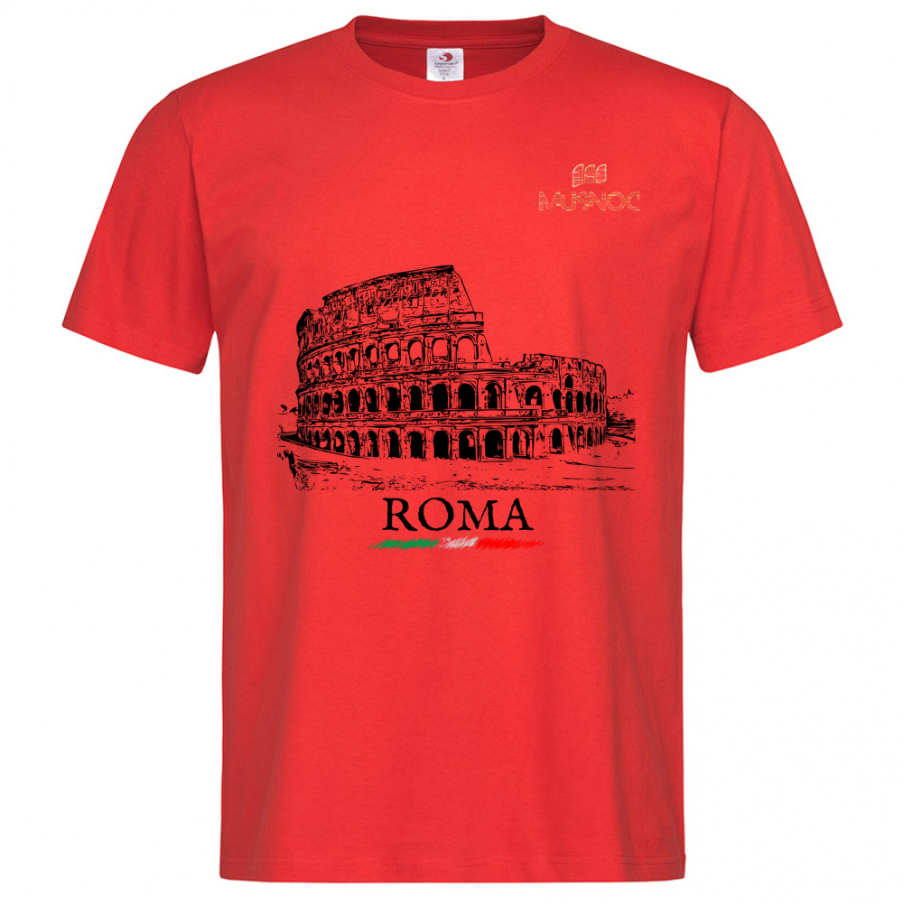 T-Shirt Men Premium Roma Colosseo ITA