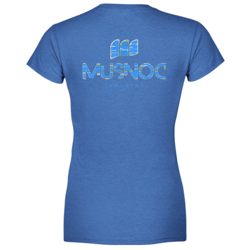 T-Shirt Women Premium Musnoc Blue Ice
