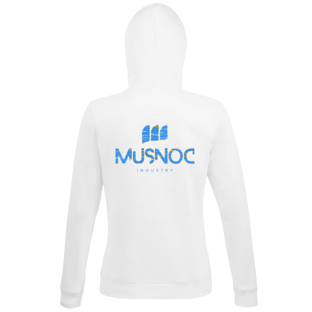 Hoodie Premium Women Musnoc Blue Ice