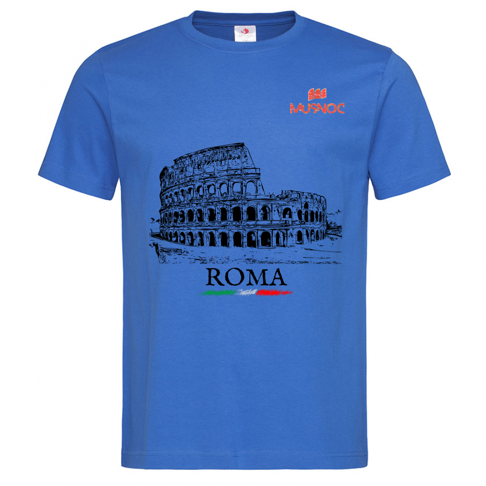 T-Shirt Men Premium Roma Colosseo ITA
