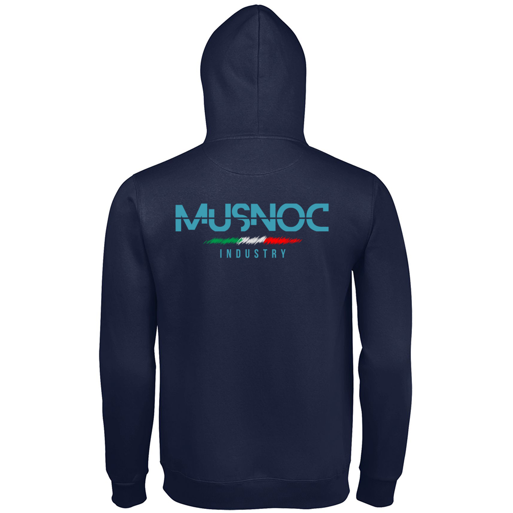 Hoodie Premium Men Echo Grid