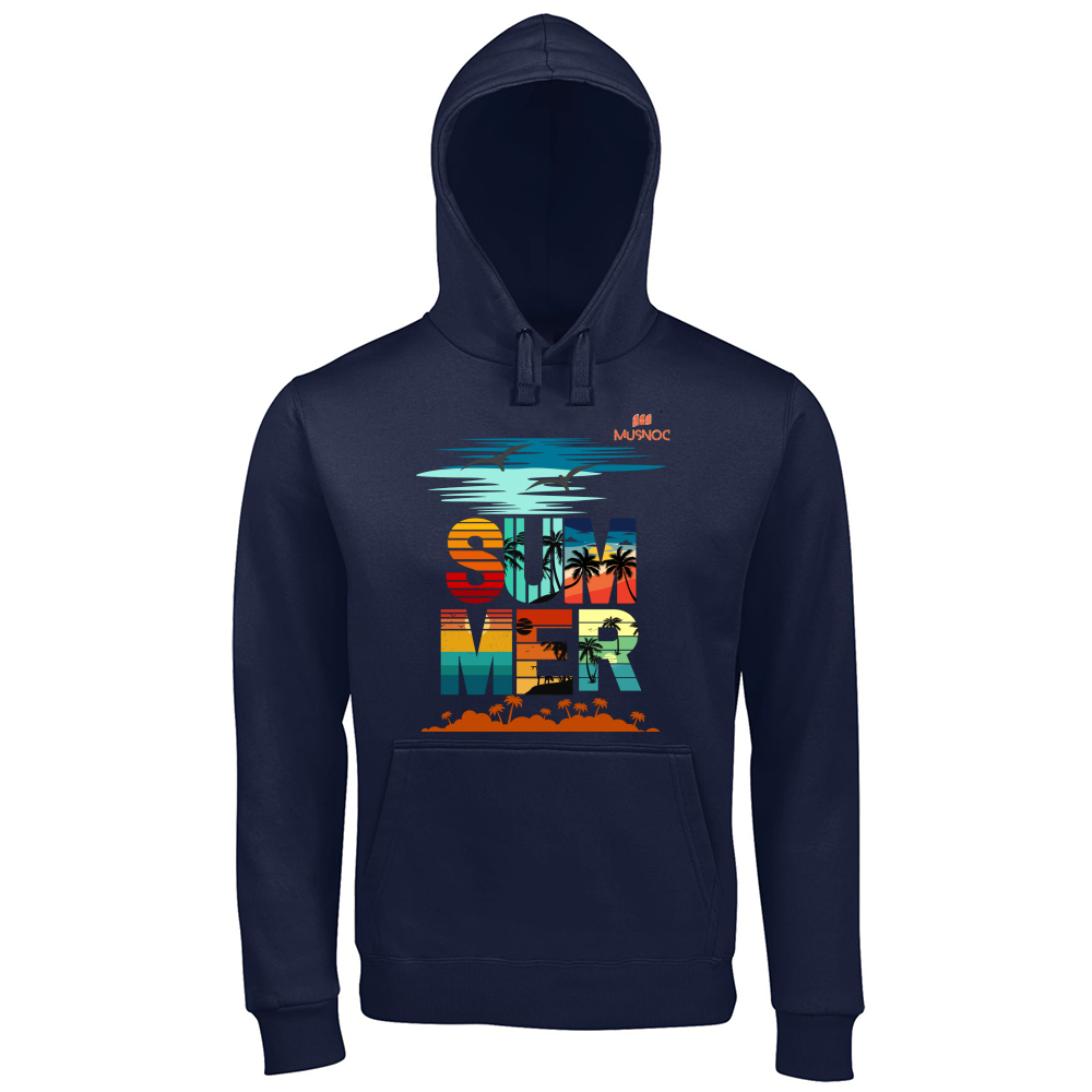 Hoodie Premium Men Hoodie Men Summer Orange Ita