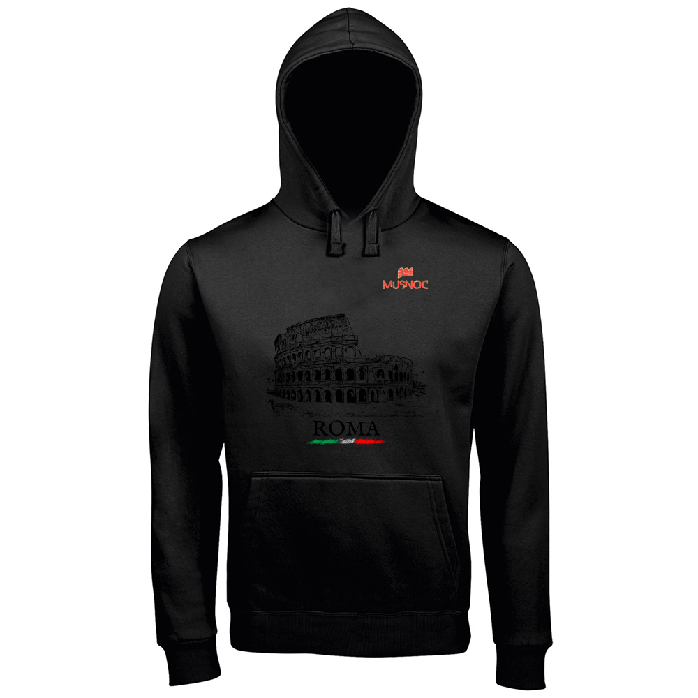 Hoodie Premium Men Hoodie Men Roma Colosseo ITA