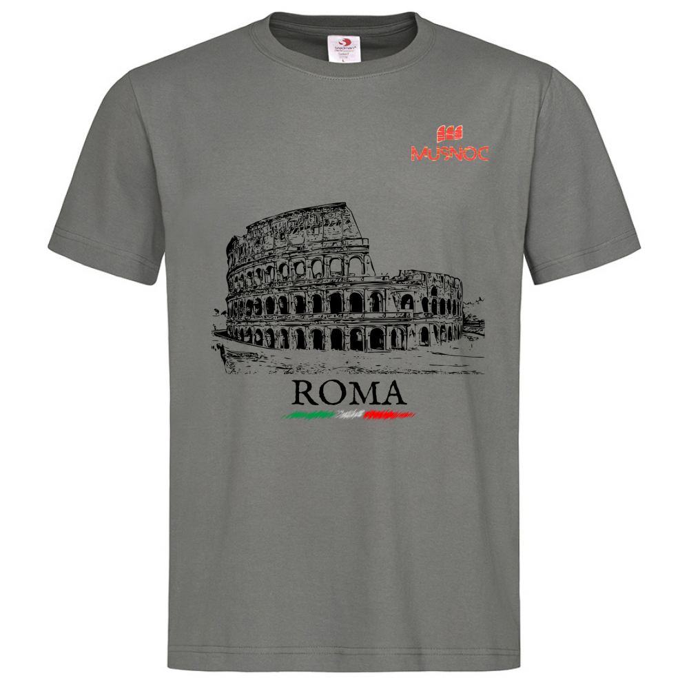 T-Shirt Men Premium Roma Colosseo ITA