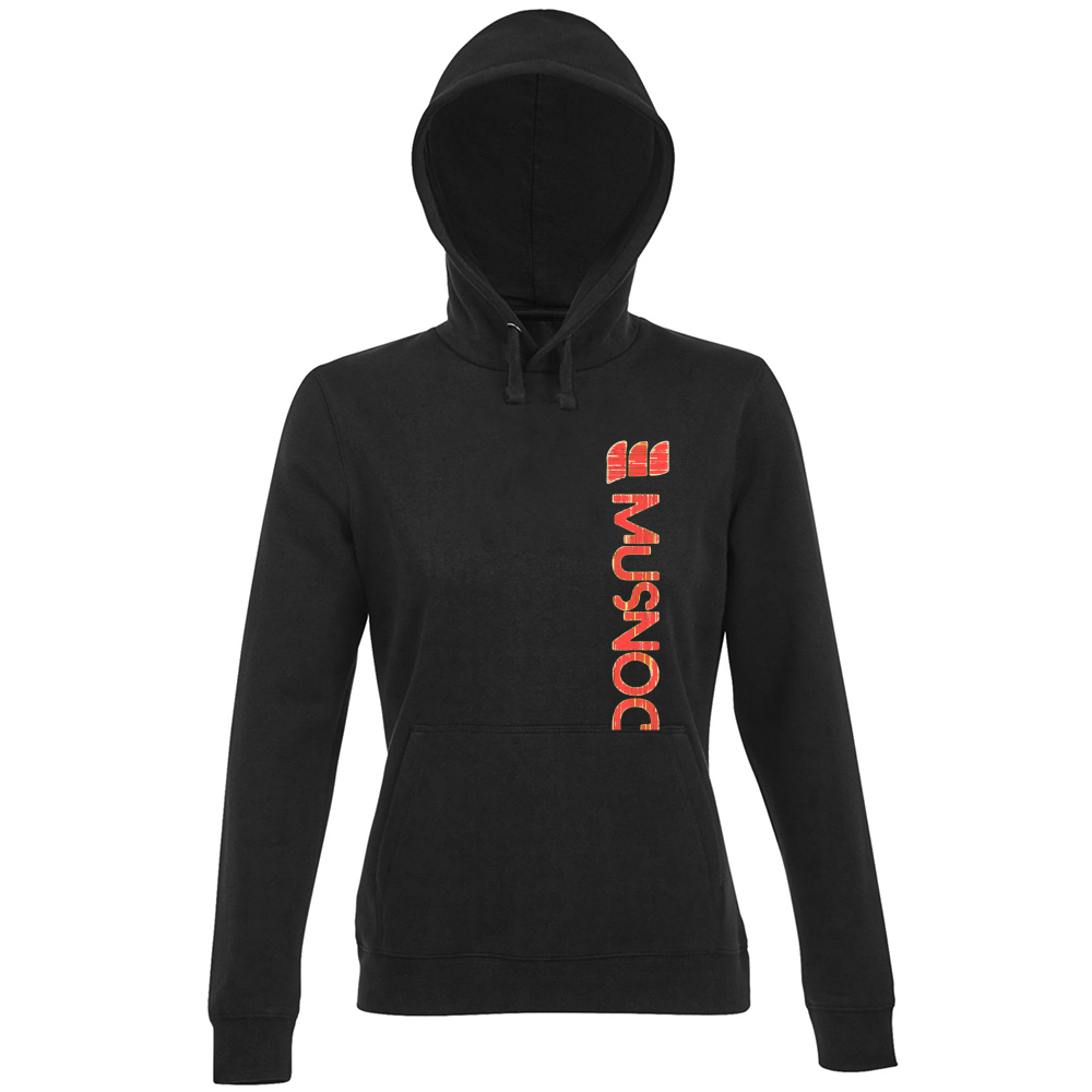 Hoodie Premium Women Musnoc Red fire