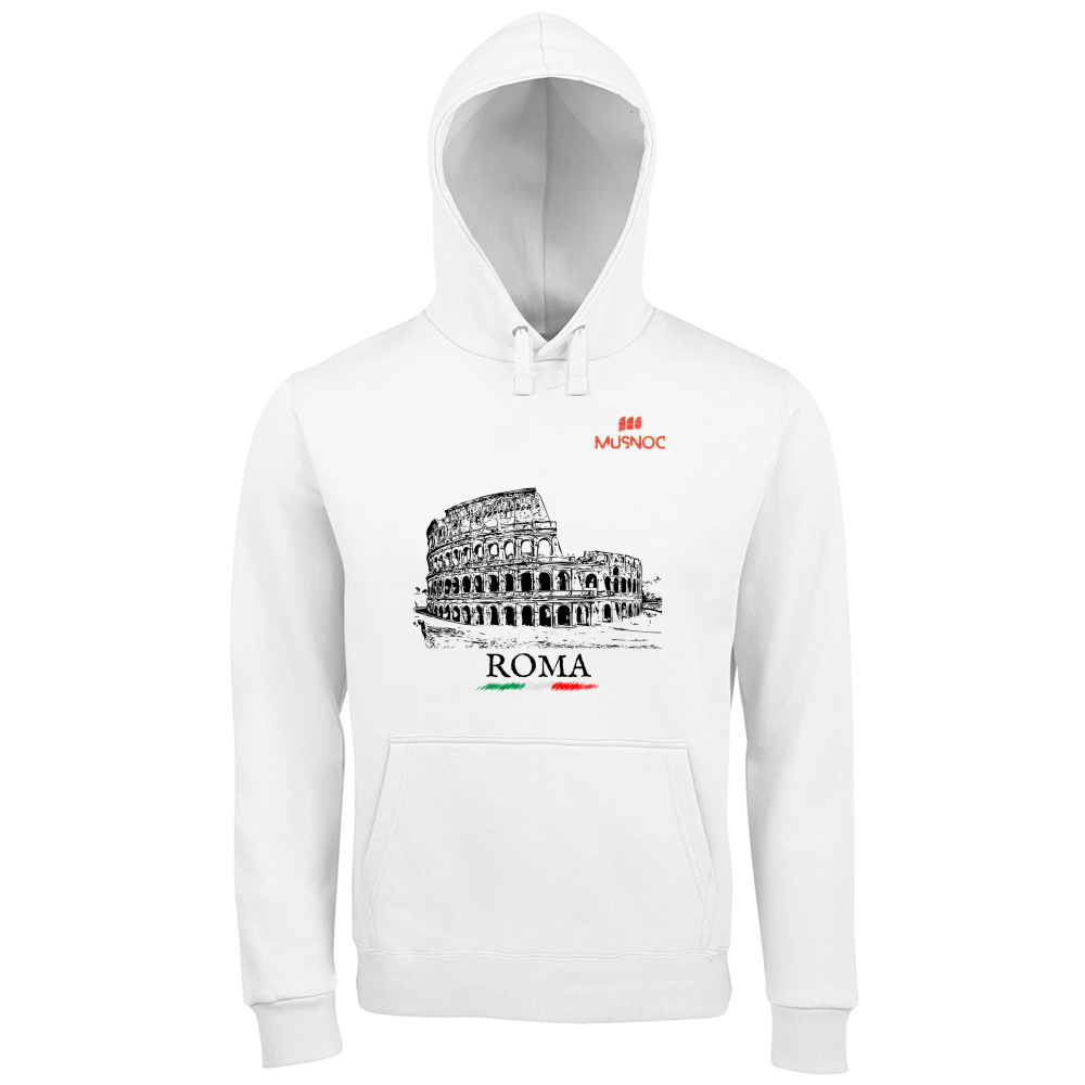 Hoodie Premium Men Hoodie Men Roma Colosseo ITA