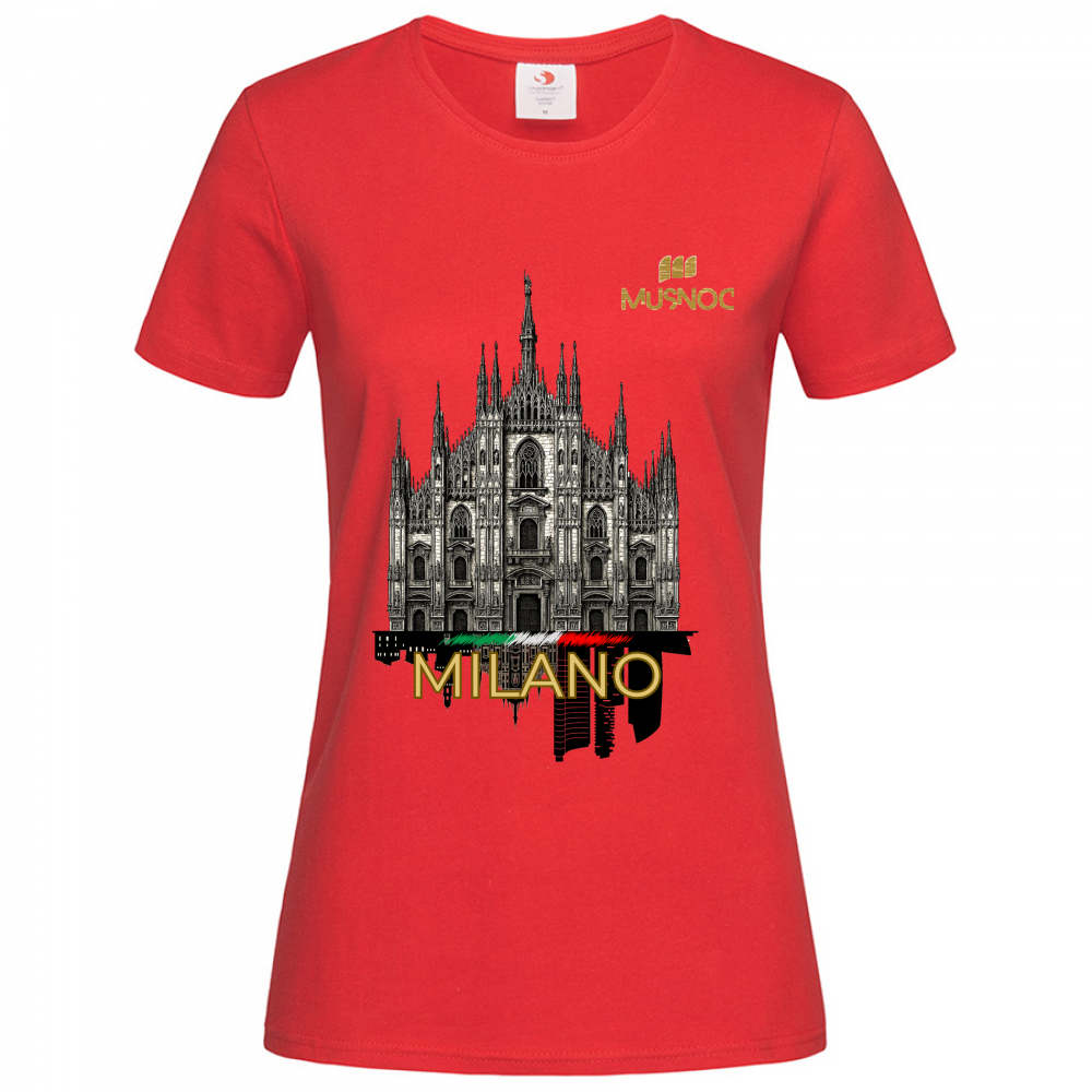 T-Shirt Women Premium Milano City Ita