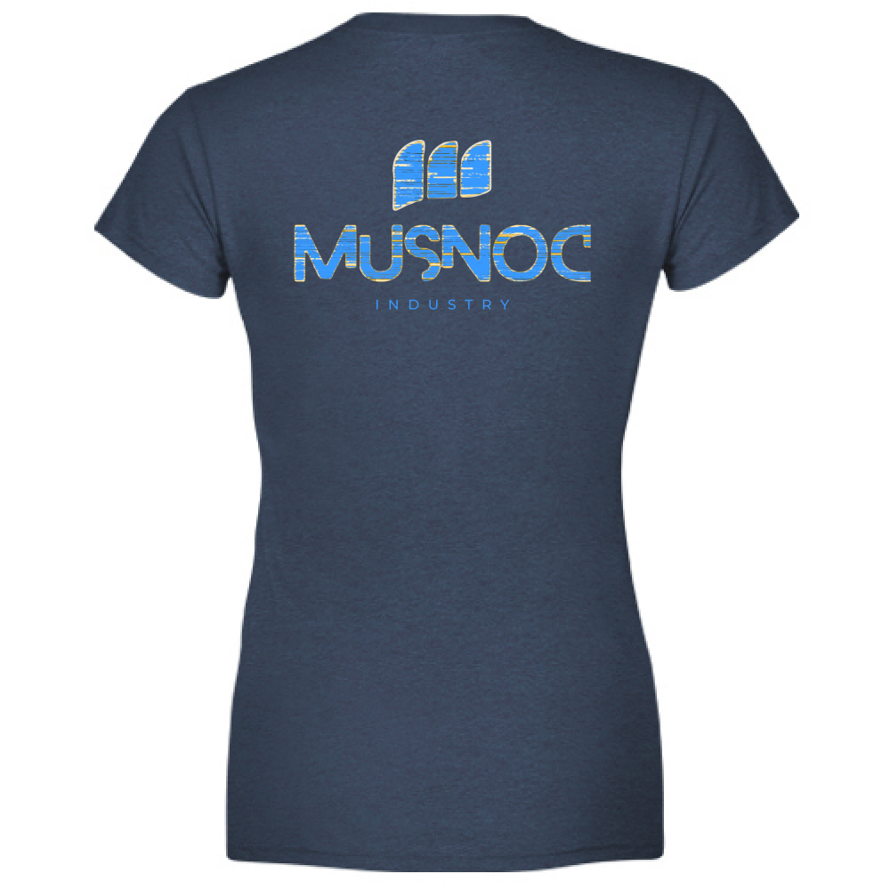 T-Shirt Women Premium Musnoc Blue Ice
