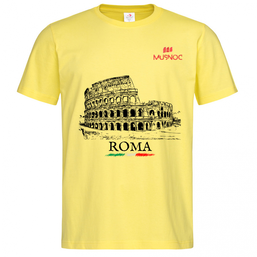 T-Shirt Men Premium Roma Colosseo ITA