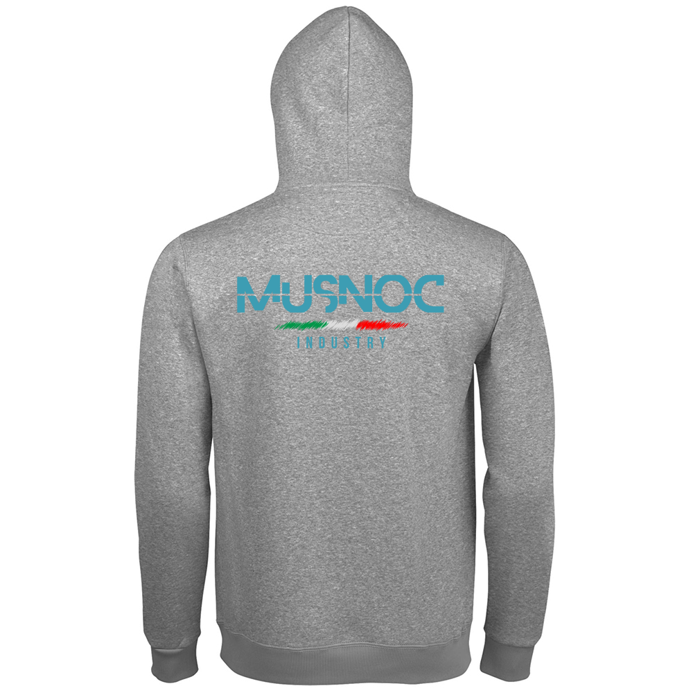 Hoodie Premium Men Echo Grid