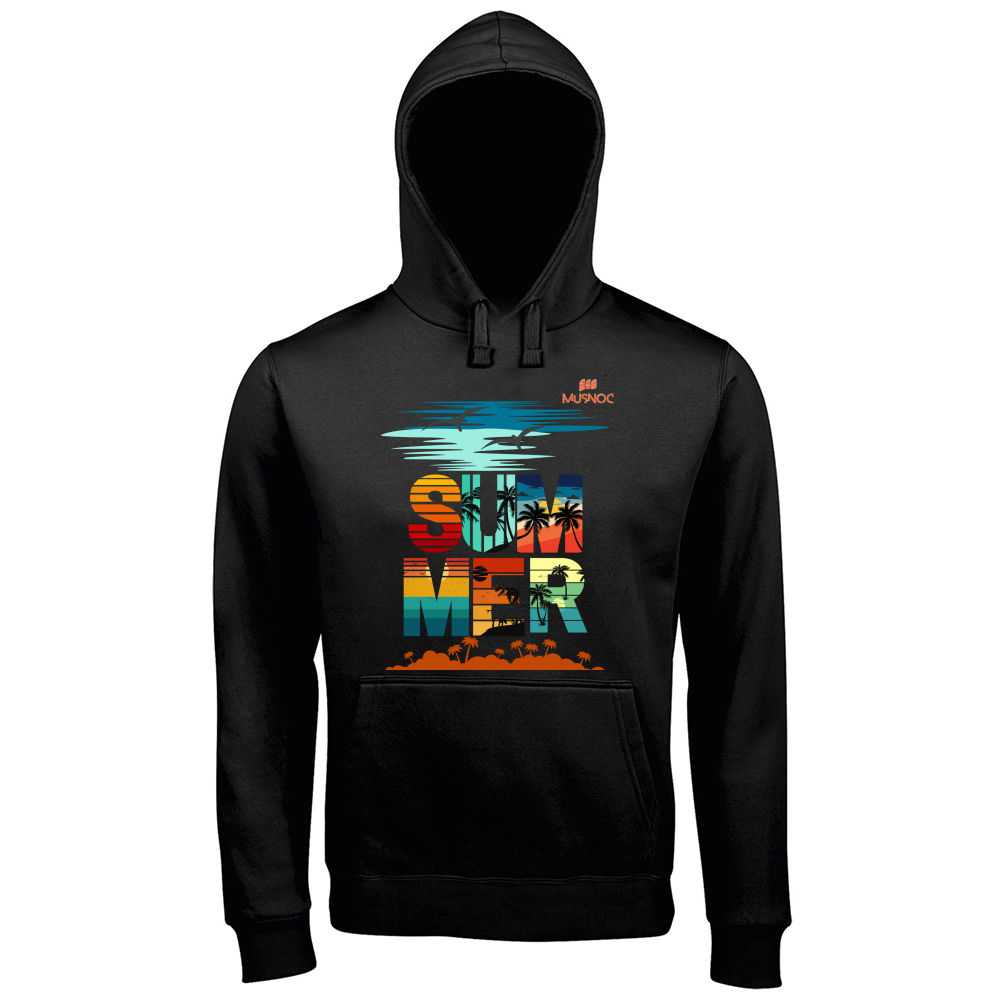 Hoodie Premium Men Hoodie Men Summer Orange Ita
