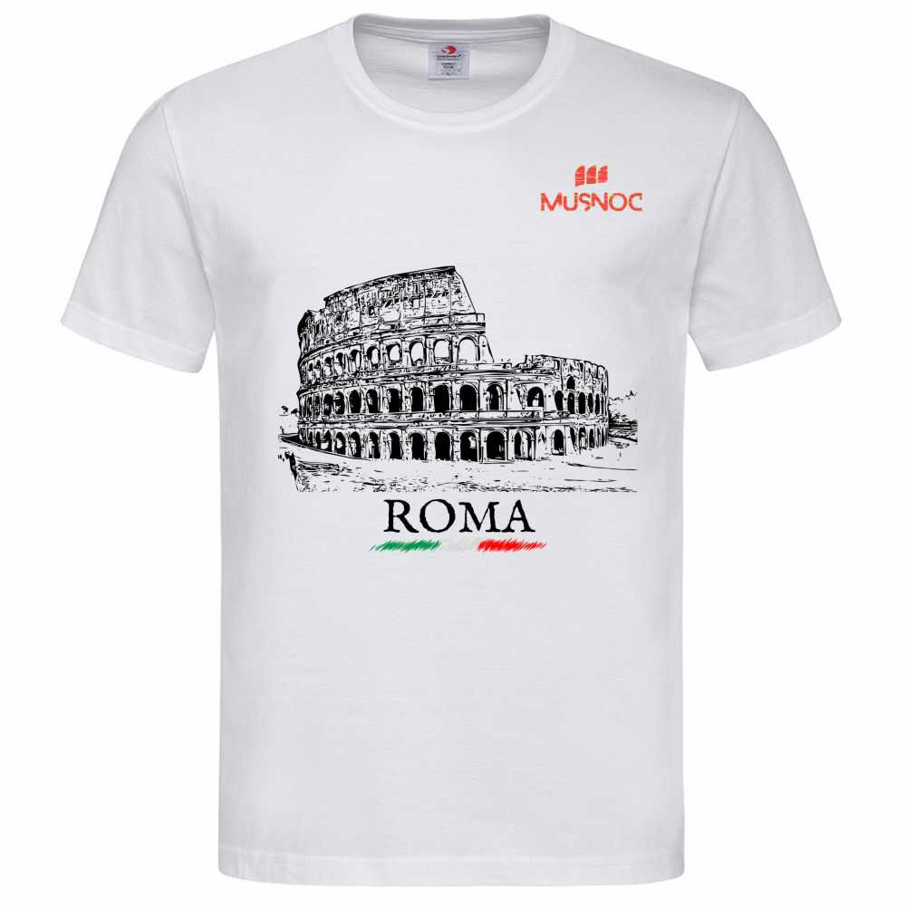 T-Shirt Men Premium Roma Colosseo ITA