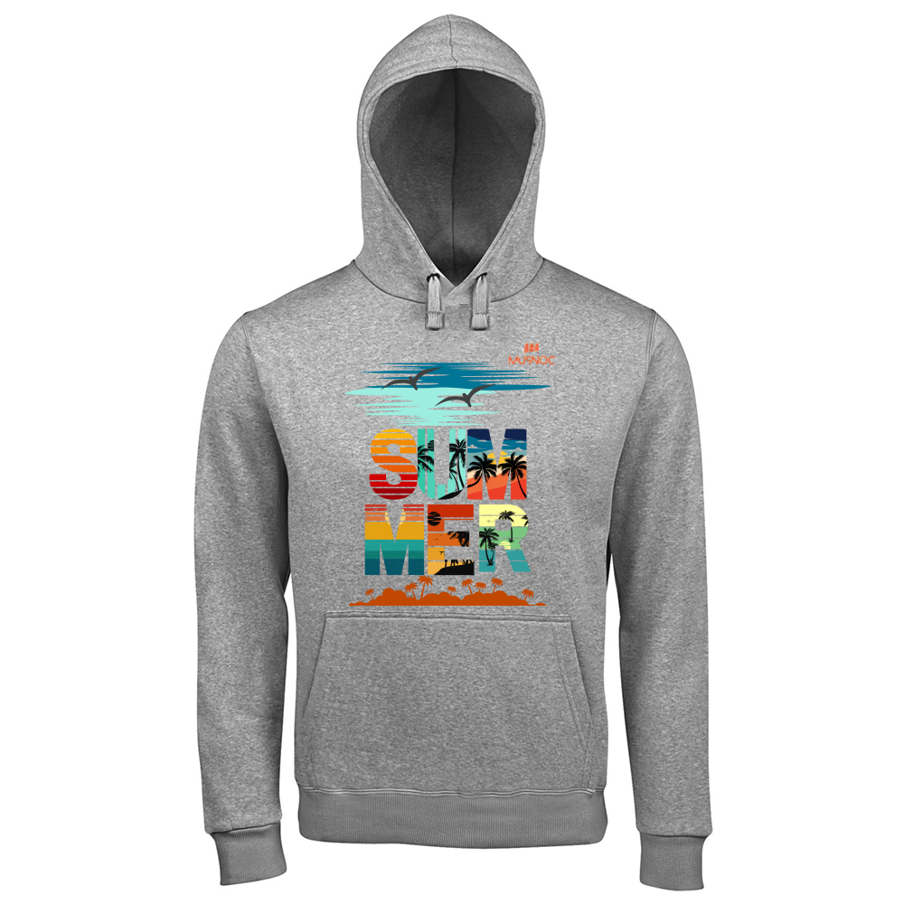 Hoodie Premium Men Hoodie Men Summer Orange Ita