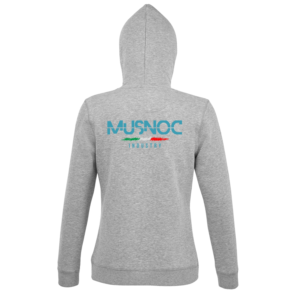 Hoodie Premium Women Echo Grid