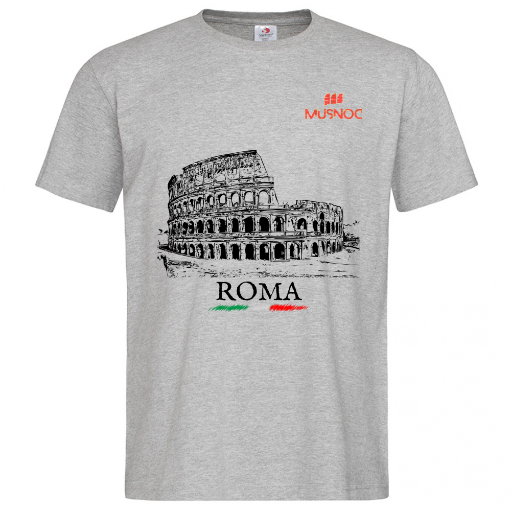 T-Shirt Men Premium Roma Colosseo ITA