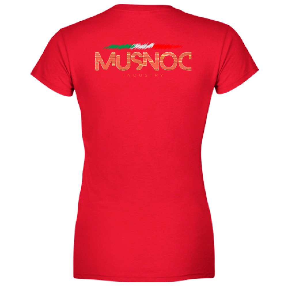 T-Shirt Women Premium Summer Orange Ita