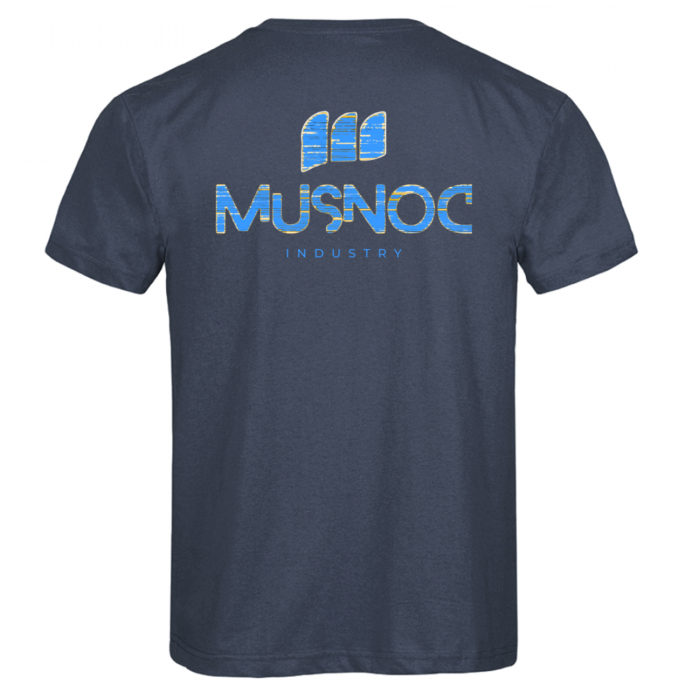 T-Shirt Men Premium Musnoc Blue Ice