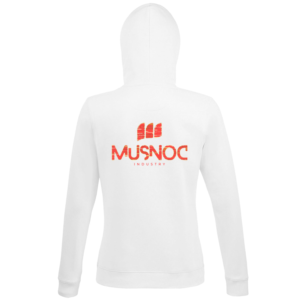 Hoodie Premium Women Musnoc Red fire