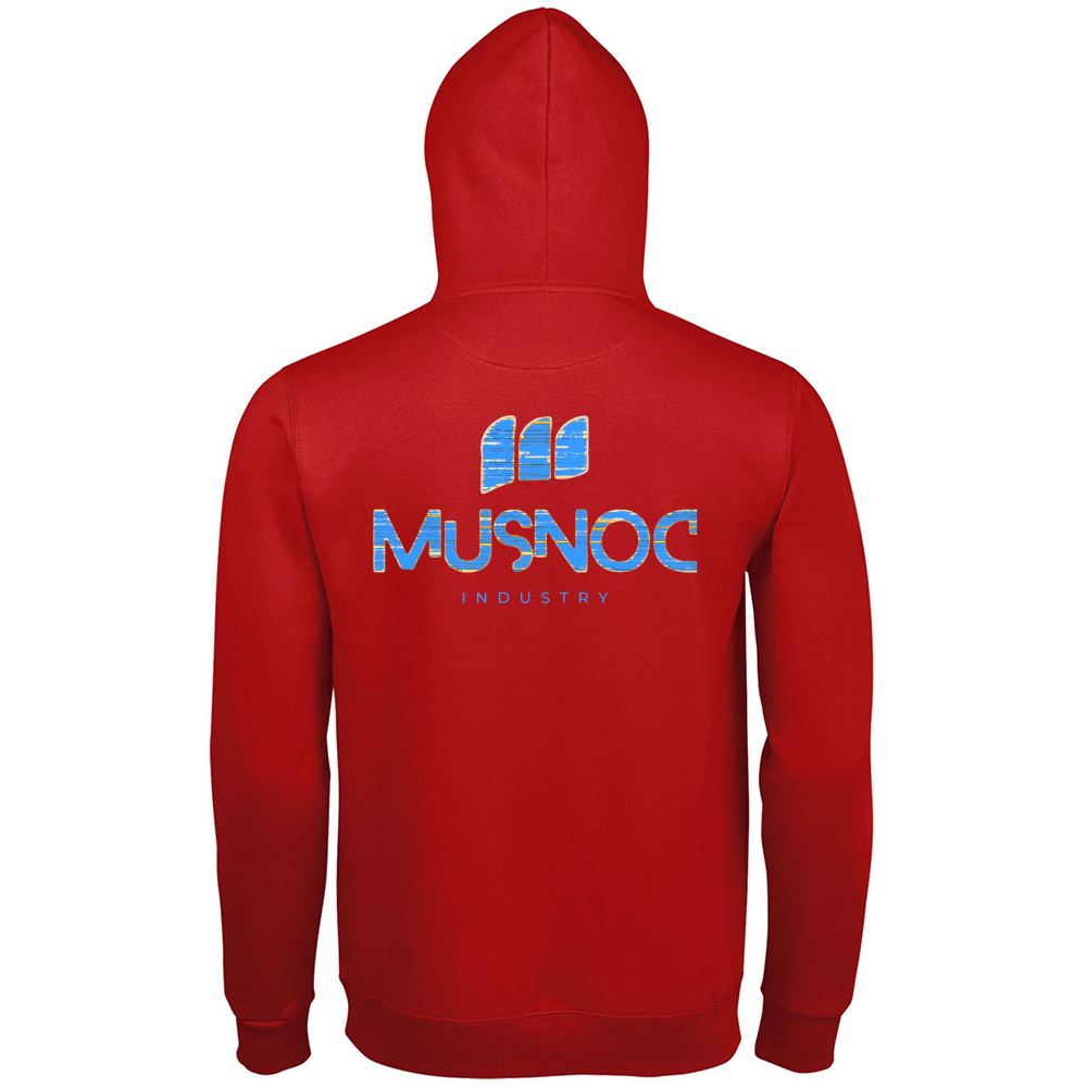 Hoodie Premium Men Musnoc Blue Ice