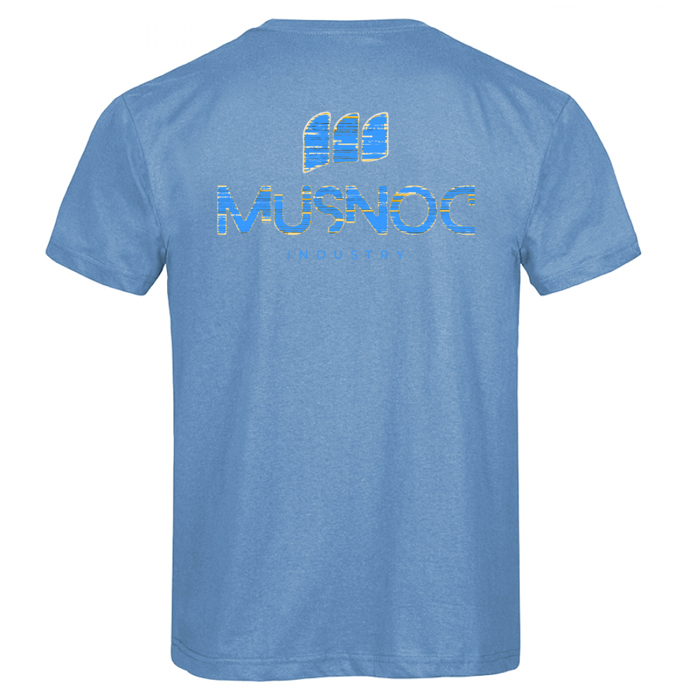 T-Shirt Men Premium Musnoc Blue Ice