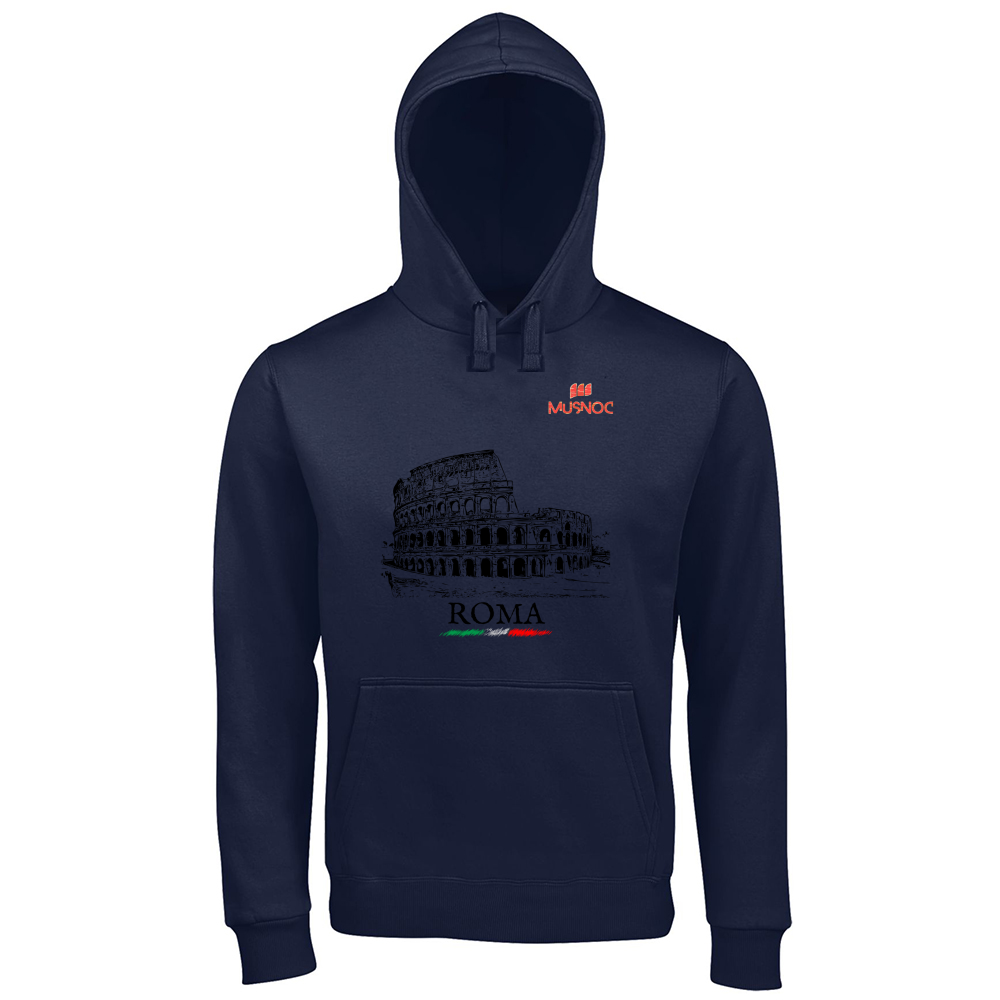 Hoodie Premium Men Hoodie Men Roma Colosseo ITA