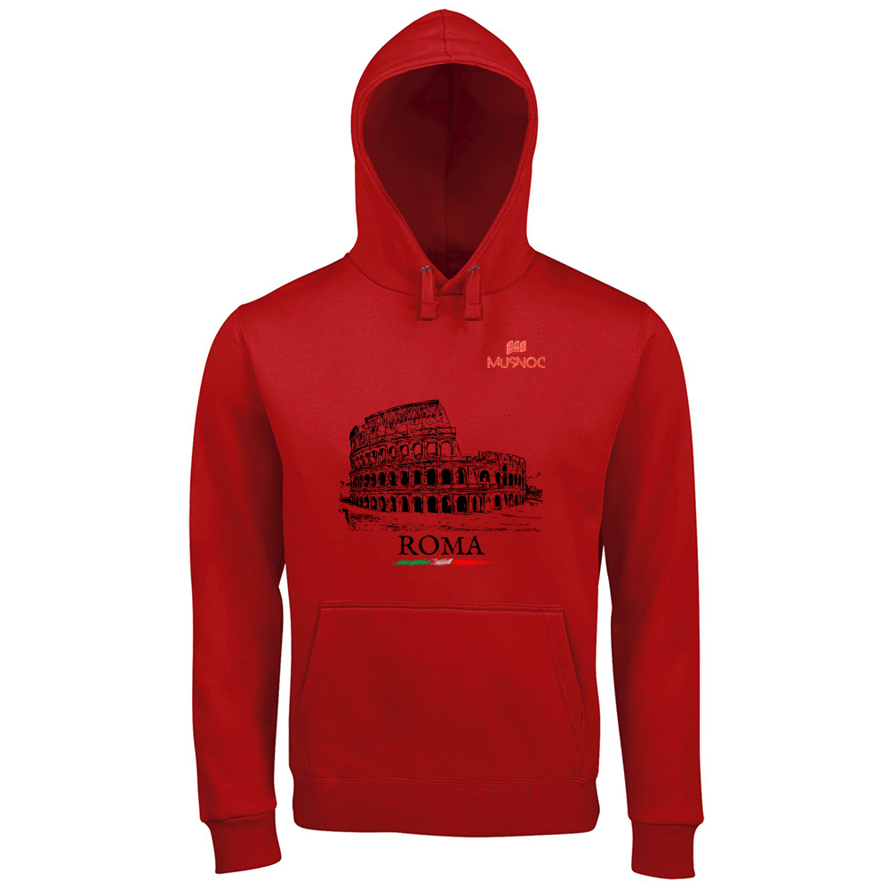 Hoodie Premium Men Hoodie Men Roma Colosseo ITA