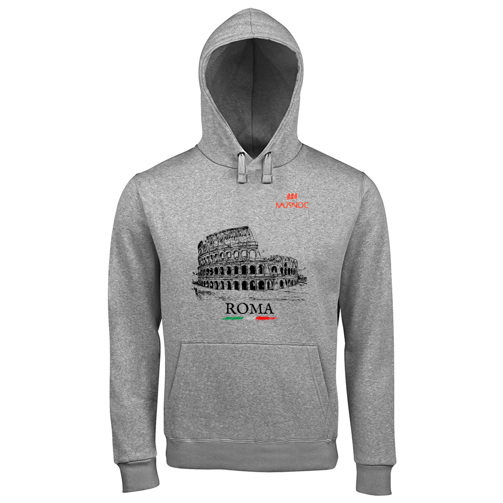 Hoodie Premium Men Hoodie Men Roma Colosseo ITA