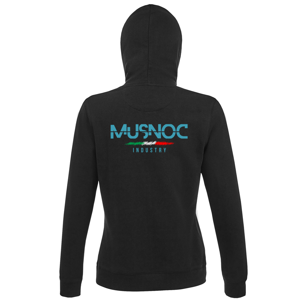 Hoodie Premium Women Echo Grid