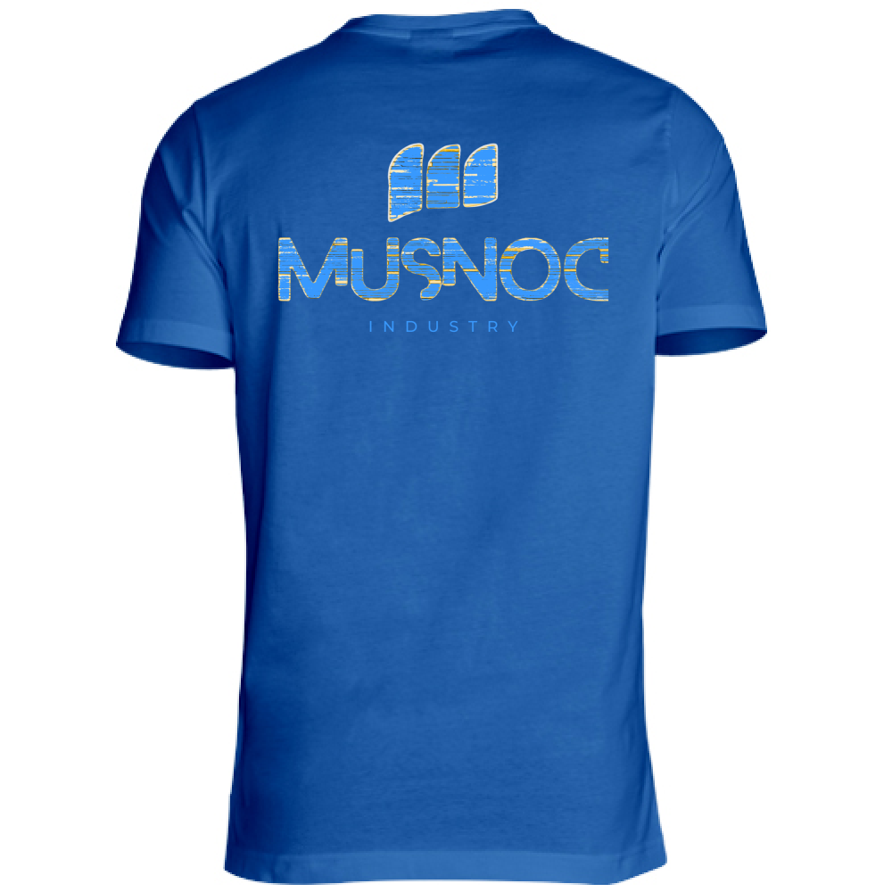 T-Shirt Men Premium Musnoc Blue Ice