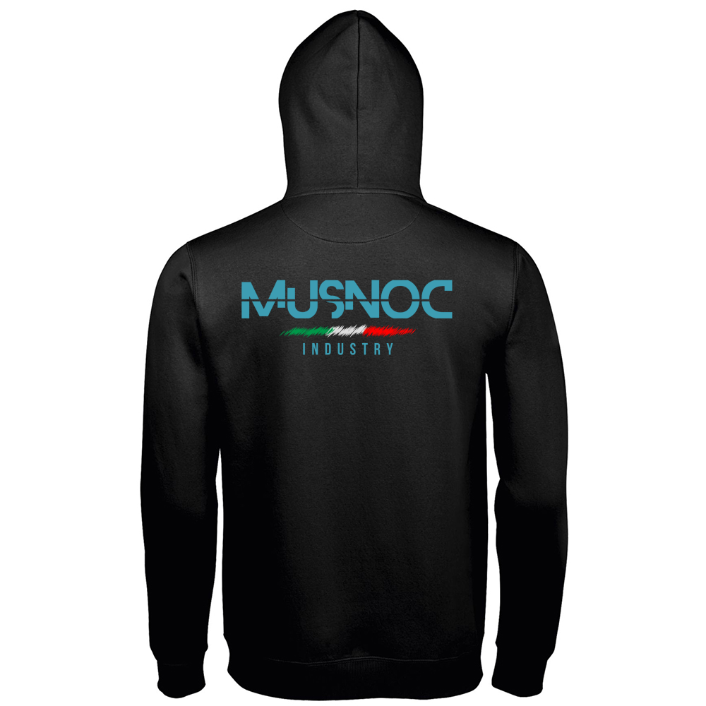 Hoodie Premium Men Echo Grid