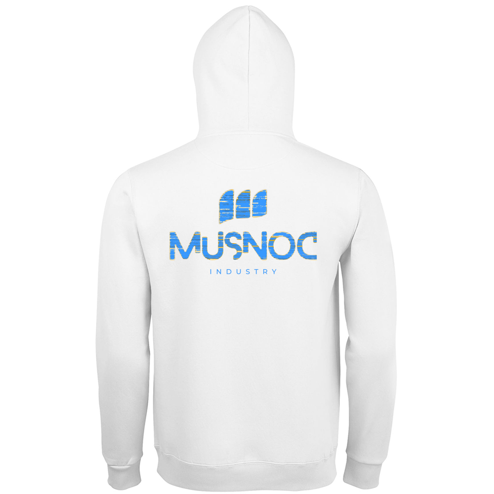 Hoodie Premium Men Musnoc Blue Ice