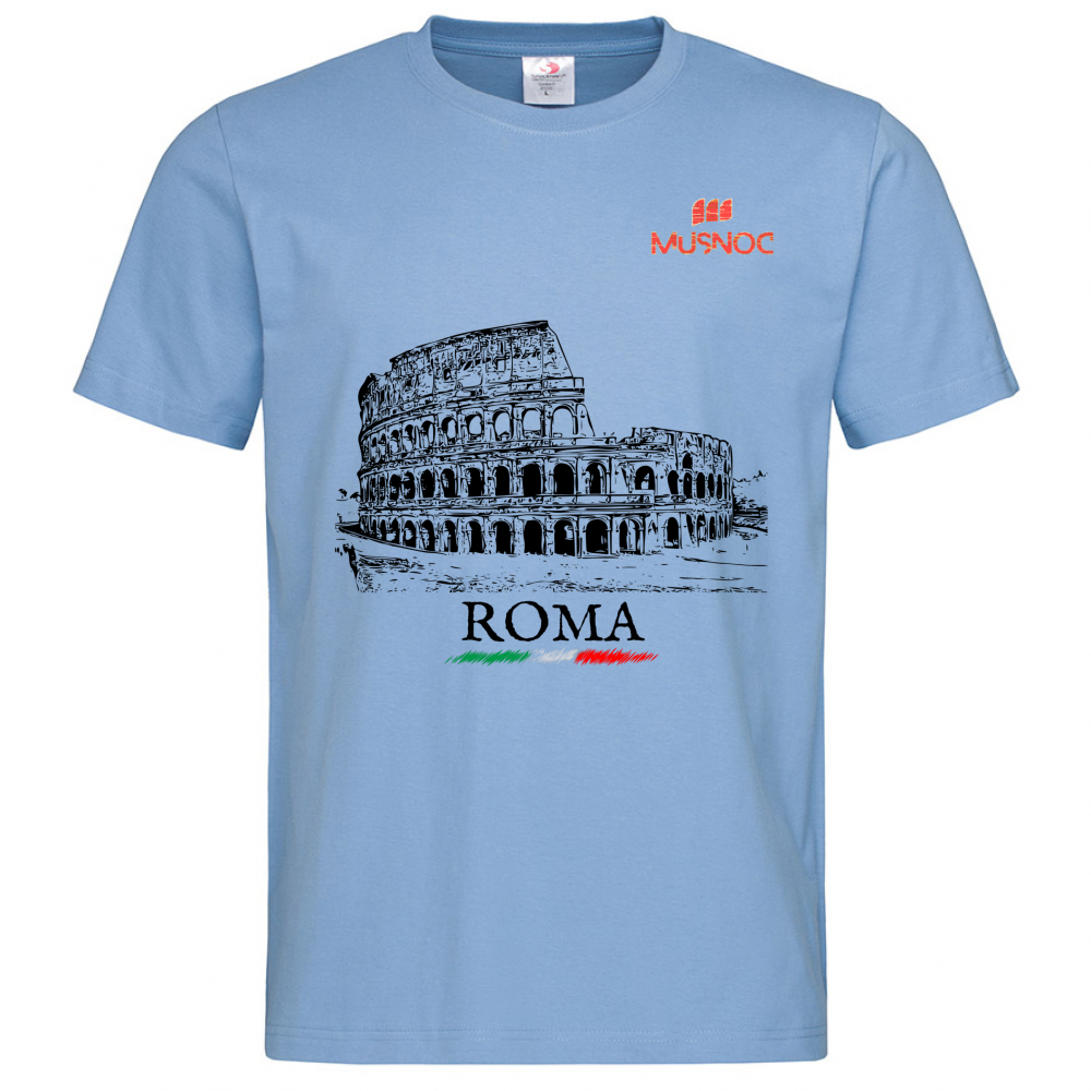 T-Shirt Men Premium Roma Colosseo ITA