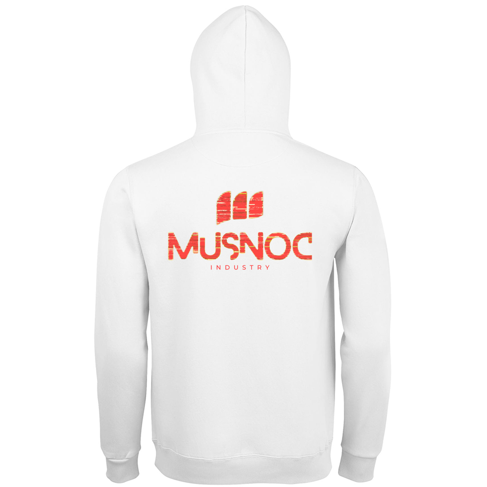 Hoodie Premium Men Musnoc Red fire