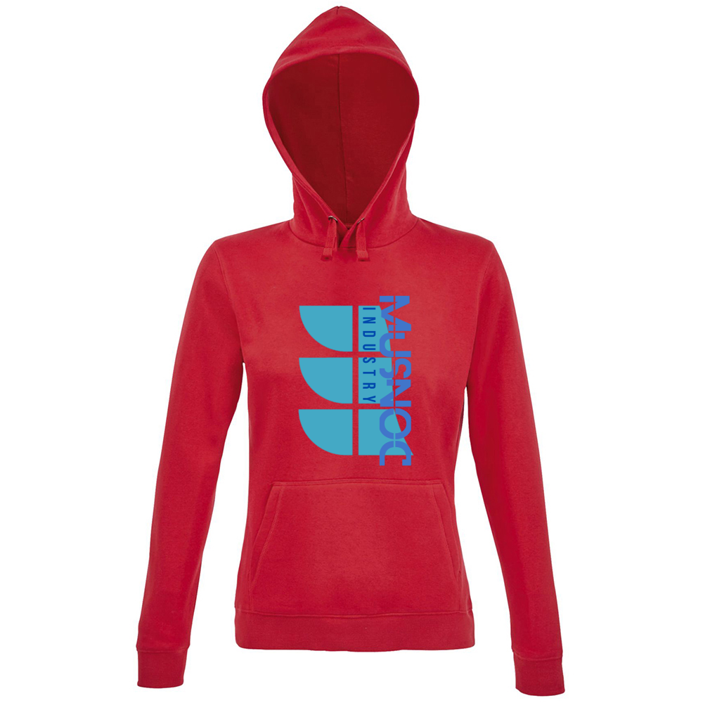 Hoodie Premium Women Echo Grid