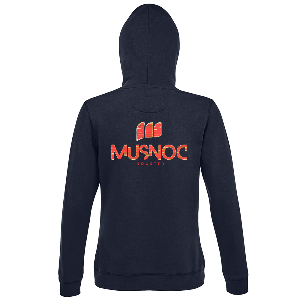 Hoodie Premium Women Musnoc Red fire