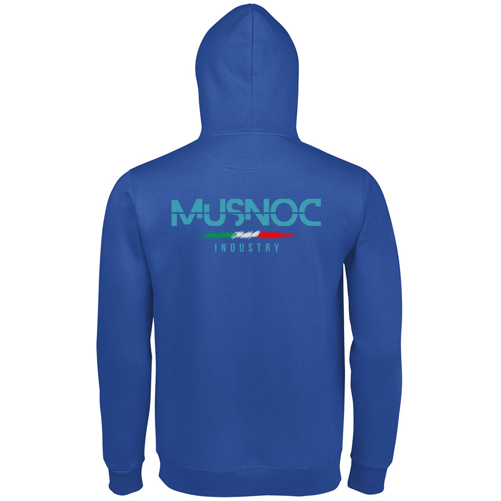 Hoodie Premium Men Echo Grid