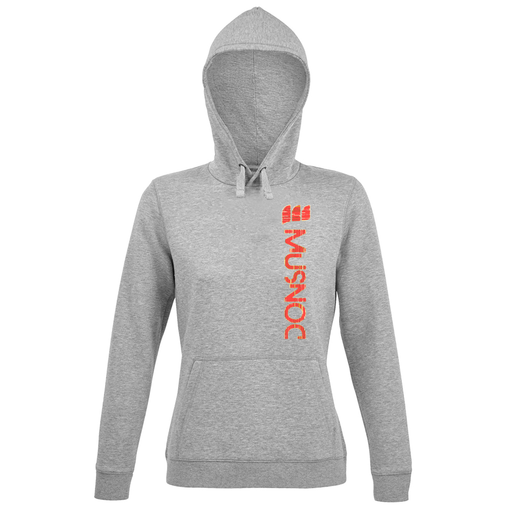Hoodie Premium Women Musnoc Red fire