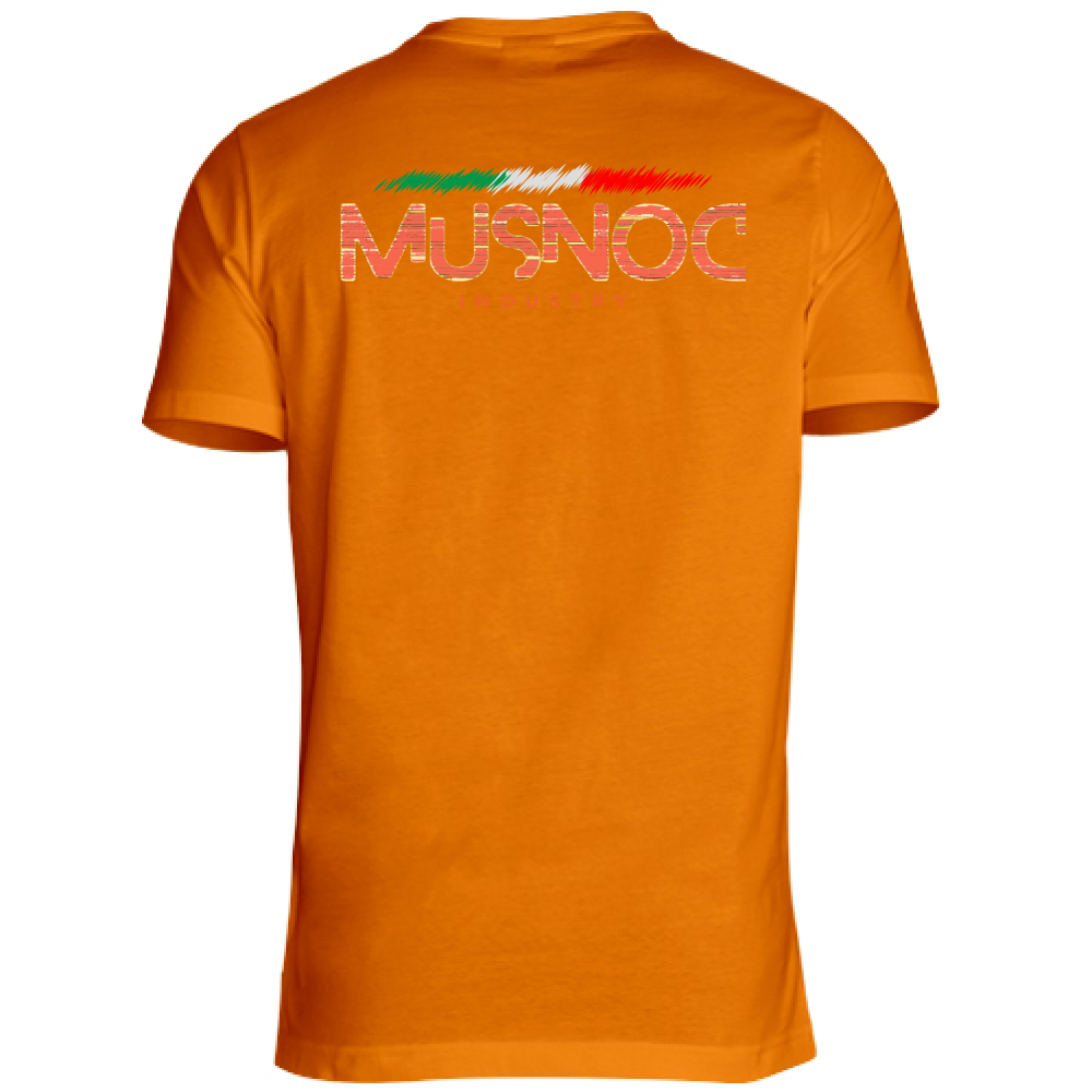T-Shirt Men Premium Summer Orange Ita
