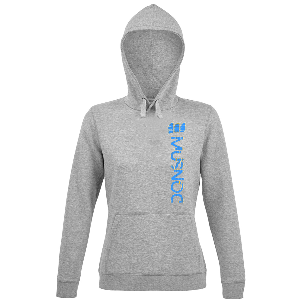 Hoodie Premium Women Musnoc Blue Ice