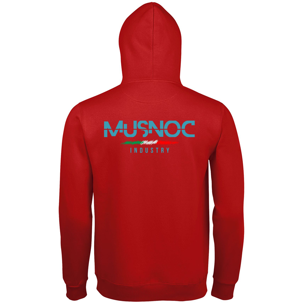 Hoodie Premium Men Echo Grid