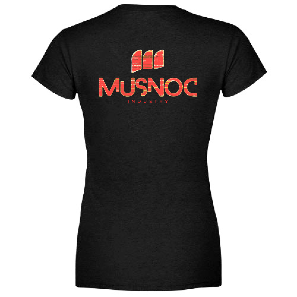 T-Shirt Women Premium Musnoc Red fire