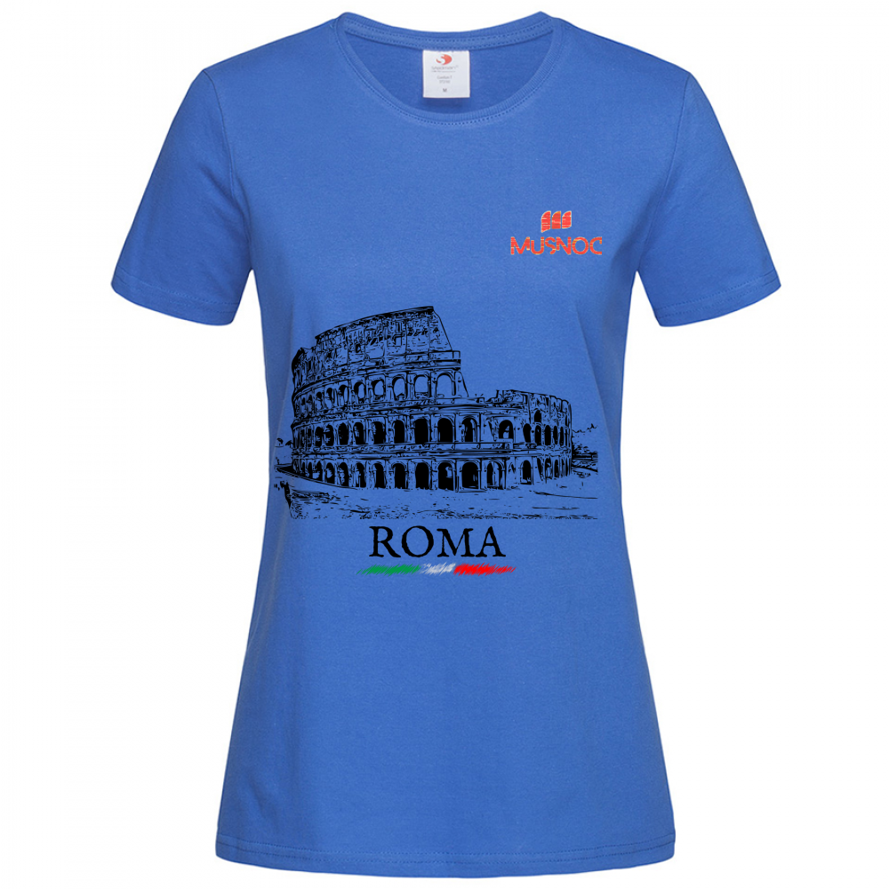 T-Shirt Women Premium Roma Colosseo ITA