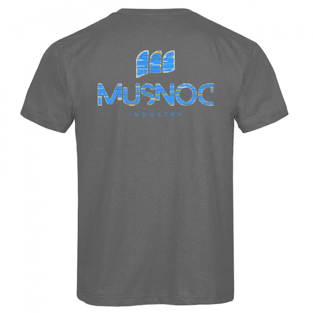 T-Shirt Men Premium Musnoc Blue Ice